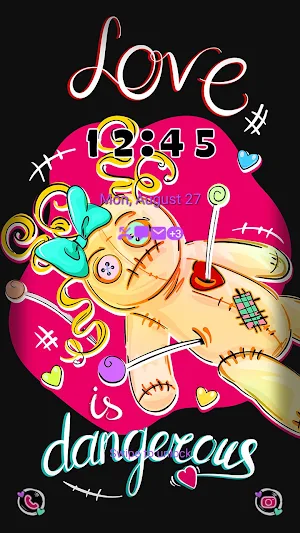 Love is Dangerous - Wallpaper Screenshot 1