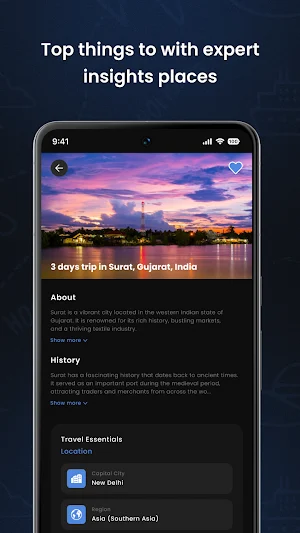 AI Trip Planner - GlobeTrotter Screenshot 2
