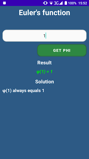 Factorization. Eulers function Screenshot 1