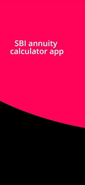 SBI annuity calculator app Screenshot 1