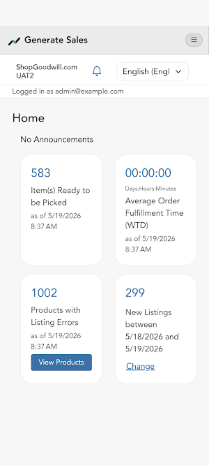 Generate Sales Screenshot 1
