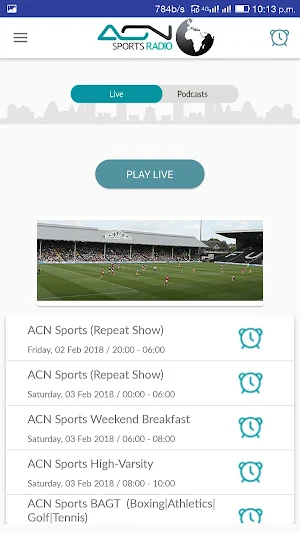 ACN Sports Radio Screenshot 1