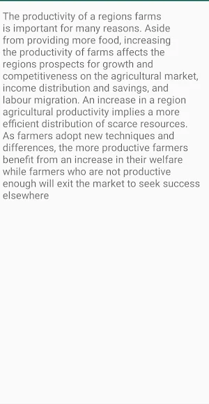 Agricultural Productivity Screenshot 3