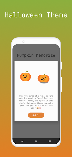 Pumpkin Memorize Screenshot 1