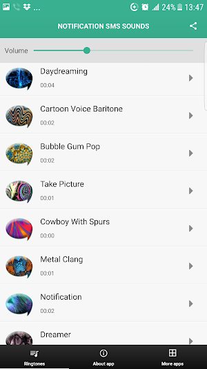 Notification SMS Sounds - Message Ringtones Free Screenshot 2