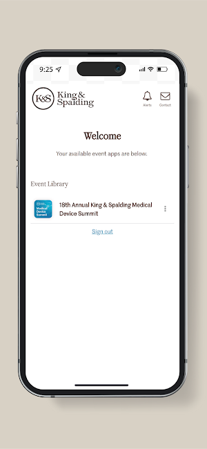 K&S Events Portal Screenshot 2