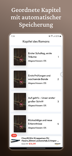 Roman Flügel des Erfolgs Screenshot 1