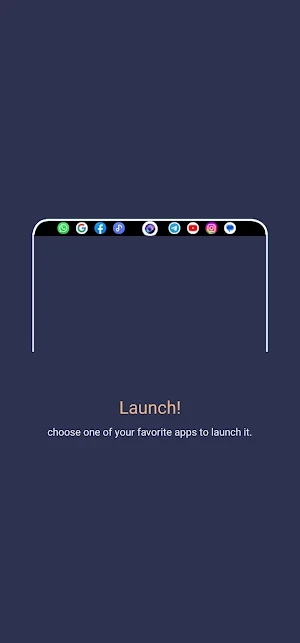 Notcha - Secondary Launcher Screenshot 2