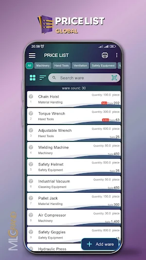 Price List Maker global Screenshot 1