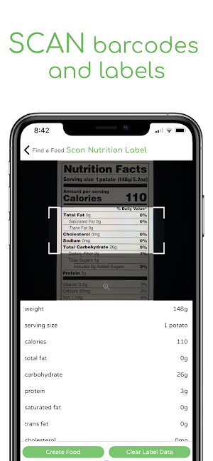 eaterpad - Nutrition Tracker Screenshot 2