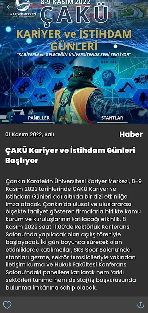 ÇAKÜ App Screenshot 2