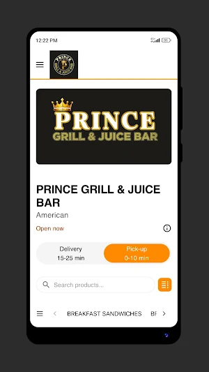 Prince Grill & Juice Bar Screenshot 1