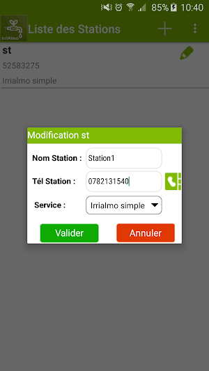 Irri-Almo Sermes Utilisateur Screenshot 0