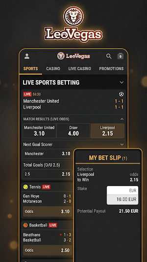 LeoVegas App Screenshot 2