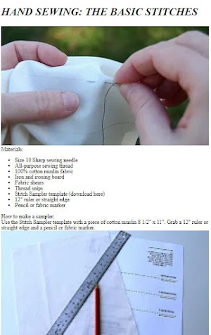 How to Hand Sew Basic Stitches Screenshot 2