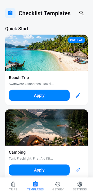 Smart Travel Checklist Screenshot 3
