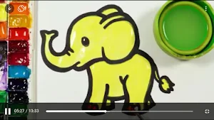 آموزش نقاشی کودکان (ویدئویی) Screenshot 3