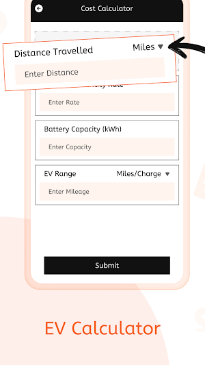 EV Calculator - Cost & Mileage Screenshot 2