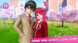 Anime Girl High School Love Screenshot 0