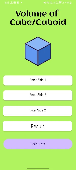 Volume Calculator: by Chirag Screenshot 2
