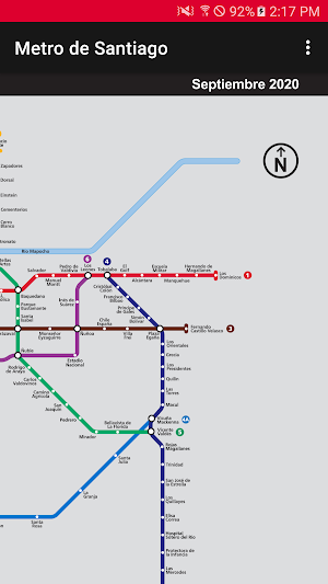 Metro de Santiago Chile (Sin Internet) Screenshot 2