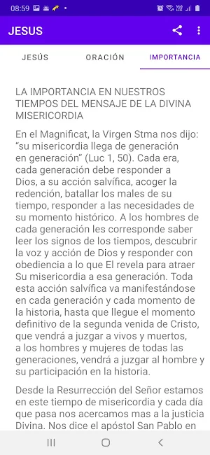 Jesús Misericordioso Screenshot 2