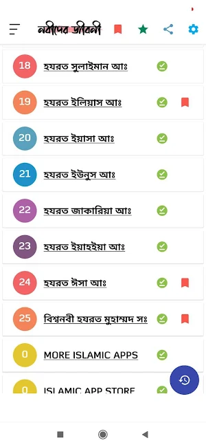 নবীদের জীবনী | Nobider Jiboni Screenshot 1