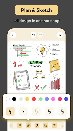 Draw Text Notepad: Paper Notes Screenshot 1