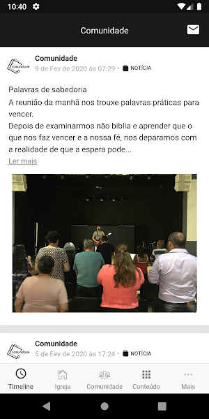 Comunidade Missionária Screenshot 2