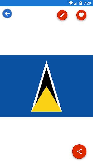 Saint Lucia Flag Wallpaper: Fl Screenshot 2