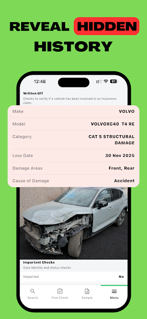 Car Check – Full Car Checks Screenshot 0