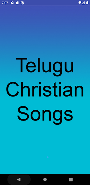 Telugu Christian Songs Screenshot 0