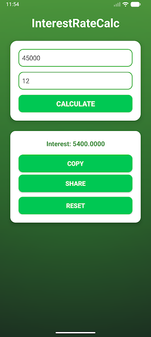 InterestRateCalc Screenshot 1