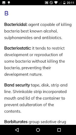 Pharmacological Dictionary Screenshot 2