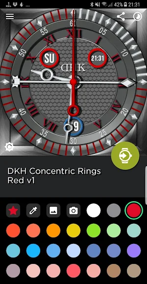 DKH Concentric Rings Red for W Screenshot 1