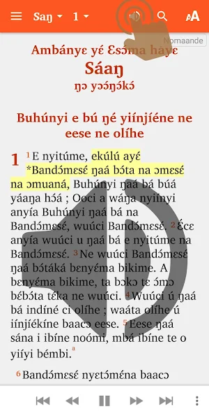 Nomaande Bible Screenshot 3