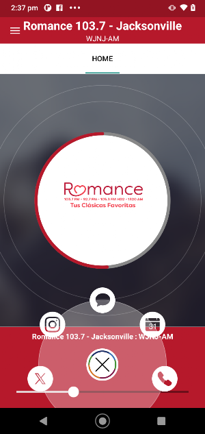Romance 103.7 Screenshot 1