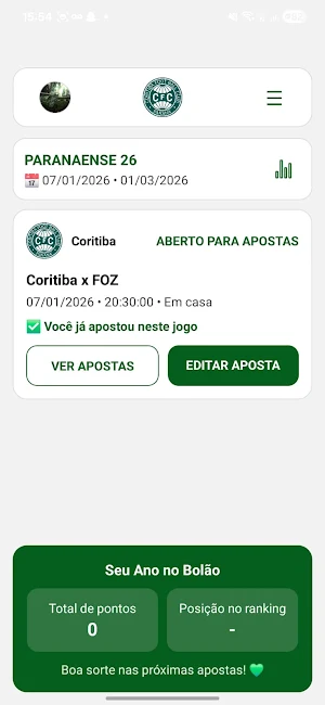 Palpite Coxa Screenshot 1