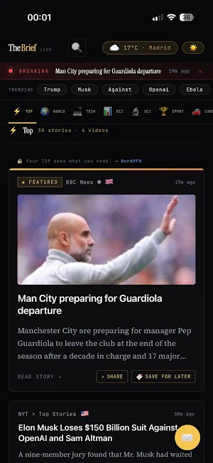 The Brief Screenshot 1