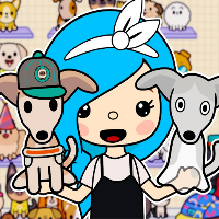 Toca Boca Blue Lady Wallpapers