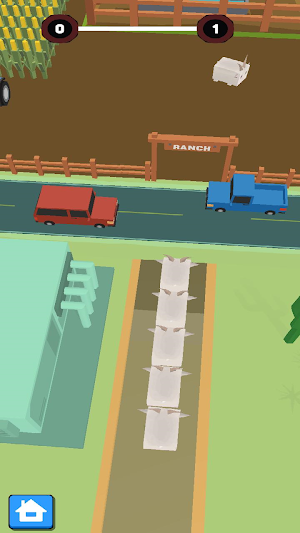 Goat Traffic Escapes game Screenshot 1