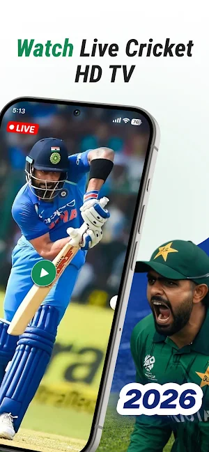 Live Cricket TV HD 2026 Screenshot 1