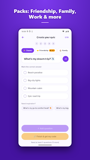 Know Me Challenge: Friend Quiz Screenshot 1