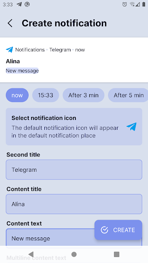 Fake Notifications Screenshot 0