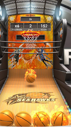 Flick Basketball 3D Screenshot 0