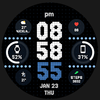 Nighty Digital 46 - watch face