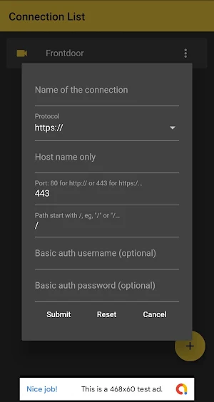 MontionEyeOS Client Screenshot 1