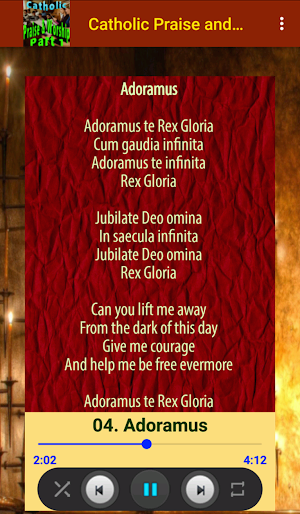 Catholic Praise Worship Song 1 Screenshot 3
