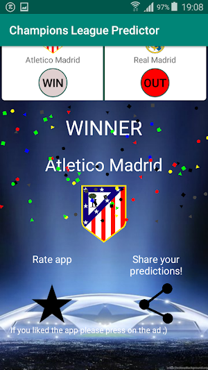 Champions Football Predictor Screenshot 2