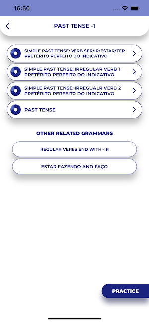 Portuguese GrammarーLesson・Test Screenshot 1